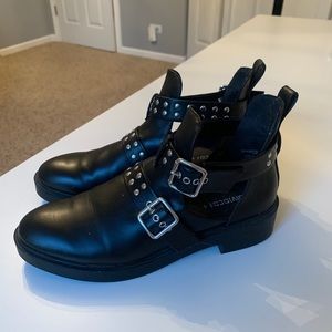 Divided H&M Studded Black Booties